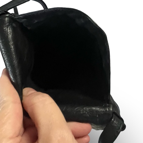 Vintage Raw Amethyst Crystal Copa Collection Black Leather Purse - Picture 5 of 9